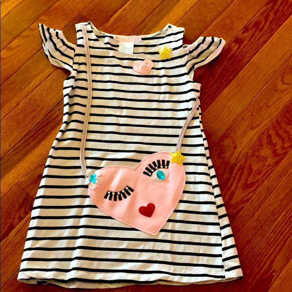 Adorable designer ❤️ heart dress
